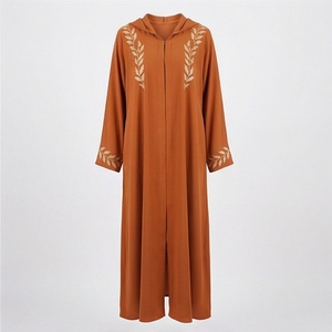 Nouvelles Robes Abaya Longues pour Femmes, Dernières Tendances, Style Musulman, Vêtements Ethniques Islamiques, Mode Modeste et Élégante, Vente en Gros - Product Image 1