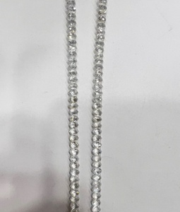 Tự nhiên rõ ràng trắng-vàng kim cương briolette hạt 2.5 - 4 mm AA AAA + Mặt Teardrop hình lấp lánh kim cương trang sức hạt - Product Image 3