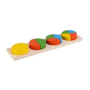 Rompecabezas de madera Montessori para clasificar formas, juguete geométrico de emparejamiento, juego de aprendizaje de apilamiento para niños - Product Image 2