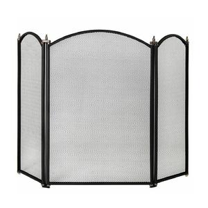 Más vendido y de gran demanda: Pantalla para chimenea de hierro forjado con soporte metálico, protector de chispas, panel único, protector plano pequeño - Product Image 4