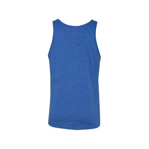 Camiseta sin mangas para hombre, de color sólido, transpirable, de secado rápido, tejida, 220g, poliéster, cuello redondo, informal, deportiva. - Product Image 6