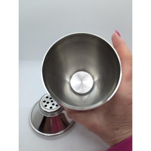 Shaker à cocktails en acier inoxydable, finition argentée, design moderne, capacité 500 ml, pour bar à domicile, fêtes et cocktails. - Product Image 4