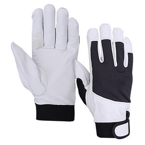 Nuevo Artículo de Tendencia, Guantes de Conducción de Cuero Vacuno de Alta Calidad, Construcción Duradera, Guantes de Seguridad para Trabajadores de la Construcción y el Ensamblaje - Product Image 1