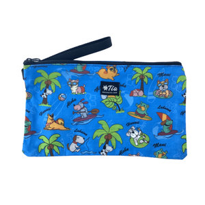 Bolsa de cosméticos de viaje de material de algodón ligero con logotipo personalizado con cremallera hecha en Vietnam - Product Image 1