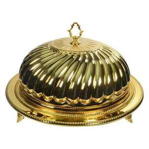 Home Hotel Restaurant <b>Serving</b> Dish Dinnerware Gold Polish Brass Dates <b>Bowls</b> Use Kitchen - Product Image 4