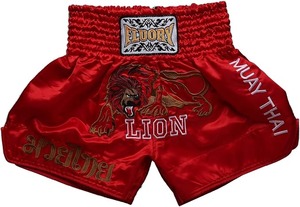 กางเกงมวยไทยฟลูออรีสีส้มดำขาวพิมพ์ลาย MMA กางเกงชกมวยสำหรับผู้ชายผู้ใหญ่ระบายอากาศได้ดีเหมาะสำหรับการฝึกซ้อม - Product Image 2