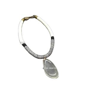 Festive Designer Noël À La Main Pendentif Chaîne Collier D'été À La Mode Unisexe Bijoux Hommes Femmes De La STAR CRAFTS INDE - Product Image 1