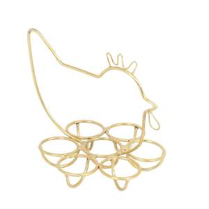 Creativo Soporte para Huevos con Diseño de Pollo, Acabado en Níquel, para Encimera de Cocina, Decoración y Almacenamiento - Product Image 4