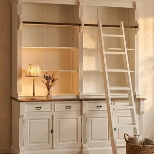 Gabinete de Almacenamiento Calbi de Madera de Teca Sólida, Ecológico, Duradero, Diseño Minimalista de Líneas Limpias, Acabado Natural, para Espacios Modernos - Product Image 3