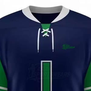 Jersey de Hockey sobre Hielo de Alta Calidad con Logotipo Personalizado, Impresión por Sublimación Profesional para Equipos - Product Image 4