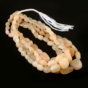 Perles de pierre d'opale rose naturelle, de 7x9mm à 15x21mm, perles de pierre d'opale, brin de 16 pouces, fabrication de bijoux, lot en gros - Product Image 1