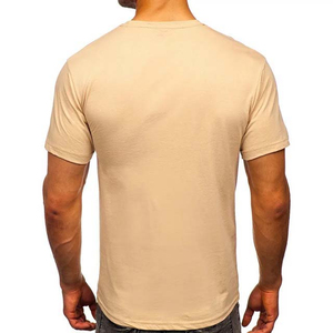 Camisetas de Algodón de Alta Calidad para Hombre, Estampadas Personalizadas, Cuello Redondo, 140 g/m², Logotipo Personalizado, Transpirables, Estilo Urbano 2025 - Product Image 3