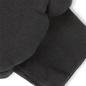 Sudadera con Capucha Negra Extra Grande para Hombre, Color Sólido, Algodón French Terry, Estilo Casual para Otoño, Diseño con Bolsillos, Corte Regular - Product Image 6