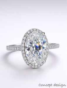 เพชรรูปไข่ขนาด 1-3 กะรัต ผลิตในห้องปฏิบัติการ เป็นมิตรต่อสิ่งแวดล้อม ขัดเงาด้วยมือในอินเดีย เหมาะสำหรับทำเครื่องประดับและแหวน - Product Image 4