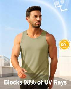 Camiseta sin mangas clásica para hombre, tejido suave, transpirable, textura ligera de poliéster, ajuste relajado, movimiento fresco, elástica, comodidad diaria, forma moderna - Product Image 6