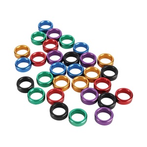Anillas de Aluminio de 8mm para Pájaros, Anillas de Identificación para <span class=keywords><strong>Palomas</strong></span>, Entrenamiento de Vuelo al Aire Libre, Herramienta de Entrenamiento de Comportamiento de Aves - Product Image 1