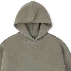 Sudadera con Capucha Personalizada de Alta Calidad con Logotipo Bordado, Corte Holgado para Marcas de Ropa Urbana de Lujo en EE. UU., Fabricación con MOQ Bajo - Product Image 3