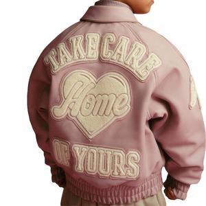 Chaqueta Varsity de Invierno con Logotipo Bordado en Chenille, Estilo Urbano, Chaquetas de Béisbol Personalizadas, Chaqueta Varsity Letterman de Invierno para Hombre - Product Image 3