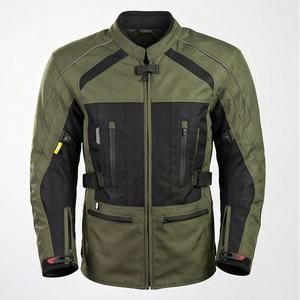 แจ็คเก็ตหนังแท้สำหรับขี่มอเตอร์ไซค์คุณภาพดีที่สุดสำหรับผู้ชาย รุ่นใหม่ล่าสุดสำหรับฤดูหนาว พร้อมแผ่นป้องกันที่ถอดออกได้ สามารถสั่งทำได้ - Product Image 1