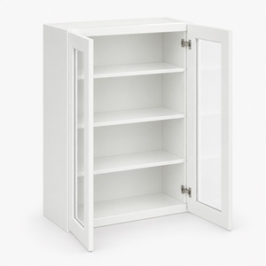 Armario de Pared con Puerta de Vidrio de 24 x 42 Pulgadas, Estilo Shaker Blanco, Hecho a Medida, RTA, Directo de Fábrica en Vietnam - Product Image 3