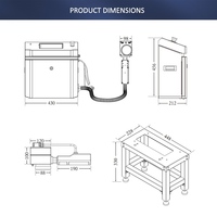 Machine de gravure laser à code de date, certifiée CE, 30W, durable, laser à fibre, étanche, 1064nm, pour l'emballage alimentaire