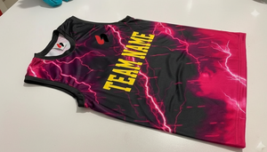 Maillot de basket personnalisé respirant à séchage rapide, imprimé par sublimation, tenue de sport d'équipe sans manches pour l'entraînement - Product Image 4