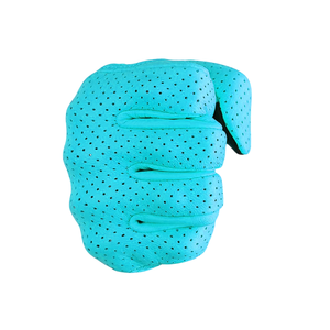 Gants de moto en cuir avec logo personnalisé, protection complète des doigts, compatibles écran tactile, design tendance, gants de course pour moto. - Product Image 4