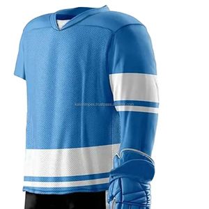 Nueva llegada uniforme de hockey sobre hielo sublimación personalizada 100% poliéster camiseta de hockey sobre hielo uniforme de hockey hecho en Pakistán - Product Image 5