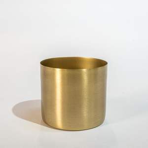 Exclusivo Portavelas de Latón con Tapa de Madera, Lujosa Vela Votiva de Vainilla Hecha a Mano para Venta al por Mayor, Decoración Navideña para el Hogar, Acabado Cepillado - Product Image 3