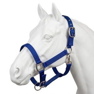 Cabestro para Caballo Primo Equine PS-232 de Nailon Azul con Hebillas de Peltre, Ajustable, Colores y Logotipo Personalizables, Comodidad y Durabilidad - Product Image 3