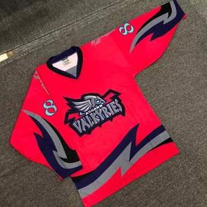 Maillot de hockey sur glace sublimé 100% polyester, maillot de sport, vêtements de hockey sur glace personnalisés professionnels - Product Image 1