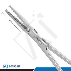 Pinzas Hemostáticas Accuram Halstead Mosquito Kocher Rectas de 12.5cm, Acero Inoxidable, Instrumentos Quirúrgicos Dentales para Aplicación de Tisúes - Product Image 5