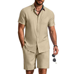 Conjunto Deportivo de Verano para Hombre, Nuevo y Moderno, Versátil, Pantalones Cortos, Traje Deportivo de Dos Piezas con Diseño de Logotipo - Product Image 4