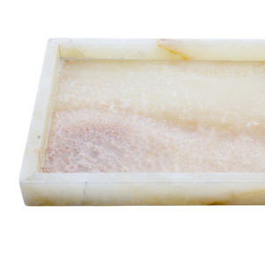 Plateau en marbre onyx naturel de haute qualité au design moderne, grande dalle à surface antique pour cuisine, salon, décoration de maison de luxe, prix bas - Product Image 2