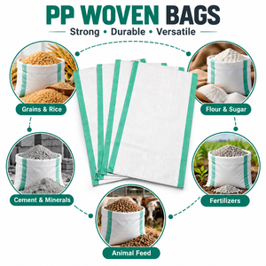 Precio de Fábrica al por Mayor: Sacos Tubulares de PP Tejido, Bolsas de Polipropileno, Bolsas de Embalaje de Plástico, Sacos de Arena de PP Tejido, Bolsas Protectoras - Product Image 5