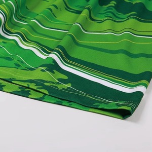 Short de bain décontracté pour homme à taille élastique, séchage rapide, imprimé palmiers verts, pour l'été - Product Image 4