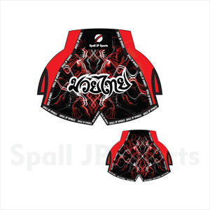 Pantalones Cortos de Muay Thai Profesionales Personalizados con Impresión por Transferencia de Calor, Duraderos, de Secado Rápido y Transpirables, Diseño OEM ODM, Unisex, Venta al Por Mayor - Product Image 4