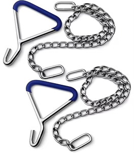 Extractor de terneros obstétrico para ganado, cadena cromada disponible en todos los tamaños. Todo tipo de instrumentos veterinarios están disponibles. - Product Image 4