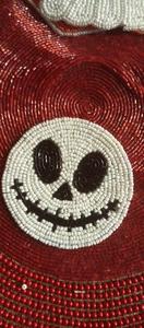 Handmade <b>Beaded</b> Oval Anti-Slip Washable Plant Pattern Jacquard Woven Home Placemat - Product Image 4