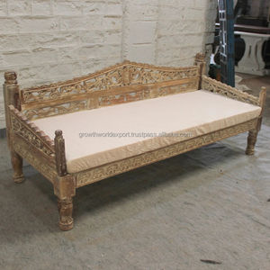 เตียงไม้แกะสลัก2025ชุดโซฟาห้องนั่งเล่นที่ทันสมัยสำหรับร้านอาหารโซฟาโรงแรมเตียงนอนกลางวันเฟอร์นิเจอร์ในบ้านใหม่ล่าสุด - Product Image 6