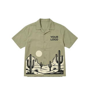 Nouveauté : Ensemble 2 pièces en jean, chemise à manches courtes boutonnée et short, design personnalisé, léger et respirant, idéal pour l'été - Product Image 4