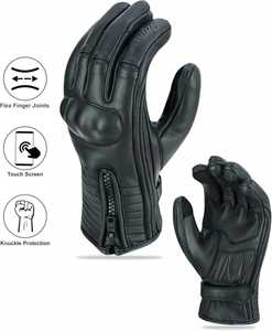 Men Real Leather Biker <b>Gloves</b> Customized Design Leather <b>Gloves</b> New Arrival <b>Gloves</b> Winter Use Leather <b>Gloves</b> For Best Selling - Product Image 5
