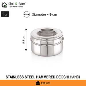 3 piezas de acero inoxidable ver a través de Dabbi para almacenamiento de alimentos y contenedor - Product Image 2