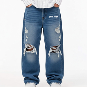 Fabricante de Pantalones Vaqueros al por Mayor, Jeans de Corte Relajado con Servicio de Empaquetado Listo para Venta al Público - Product Image 4