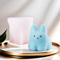 Moule en silicone en forme de chat mignon pour pudding, moule DIY pour dessert glacé au lait, gâteau, mousse, chocolat, outil de cuisson