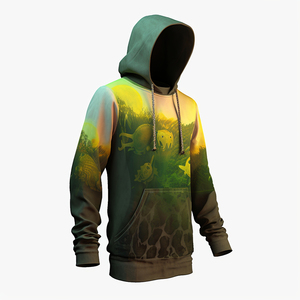 Sudaderas con Capucha de Forro Polar para Hombre, Personalizadas con Sublimación Frontal, Invierno, 100% Algodón, Impresión a Todo Color, Ropa Casual Urbana, Venta al Por Mayor - Product Image 3