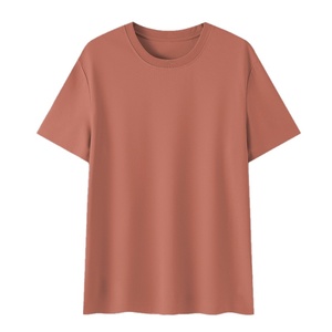 เสื้อยืดคอกลมแขนสั้นผู้ชาย สีน้ำเงินรอยัล ผ้าฝ้าย ทรงปกติ สไตล์ลำลอง ผ้าถัก สีพื้น ดีไซน์เรียบง่าย โลโก้ด้านหน้า เป็นมิตรกับสิ่งแวดล้อม - Product Image 4