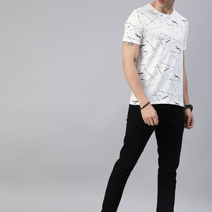 T-shirt Homme Oversize à Manches Courtes Couleur Personnalisée 100% Coton Été Décontracté Anti-Plis Séchage Rapide Vente en Gros Meilleure Vente - Product Image 2