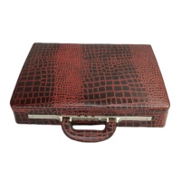 Sacs de voyage classiques en cuir imprimé animal, sacoches de luxe pour hommes, porte-documents avec fermeture à bouton, housse pour ordinateur portable, sacs à main grande capacité