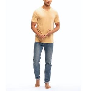 เสื้อยืดผู้ชายทรงสลิมฟิต ผ้าฝ้ายสีพื้น ระบายอากาศ แห้งเร็ว เป็นมิตรกับสิ่งแวดล้อม สวมใส่สบายในชีวิตประจำวัน รุ่นปี 2026 ขายส่ง - Product Image 5